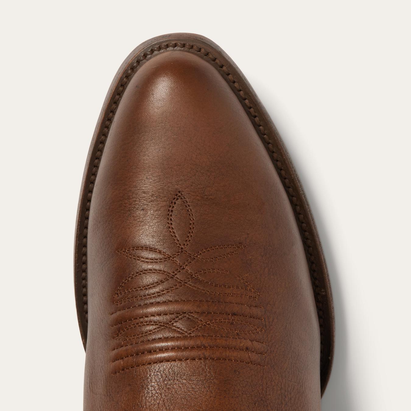 Men Western | Stetson Sharp Boots Brown