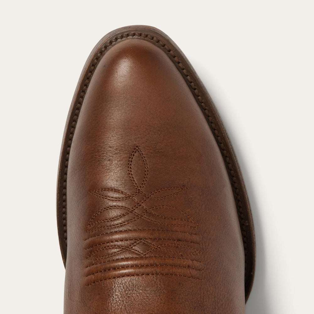 Men Western | Stetson Sharp Boots Brown