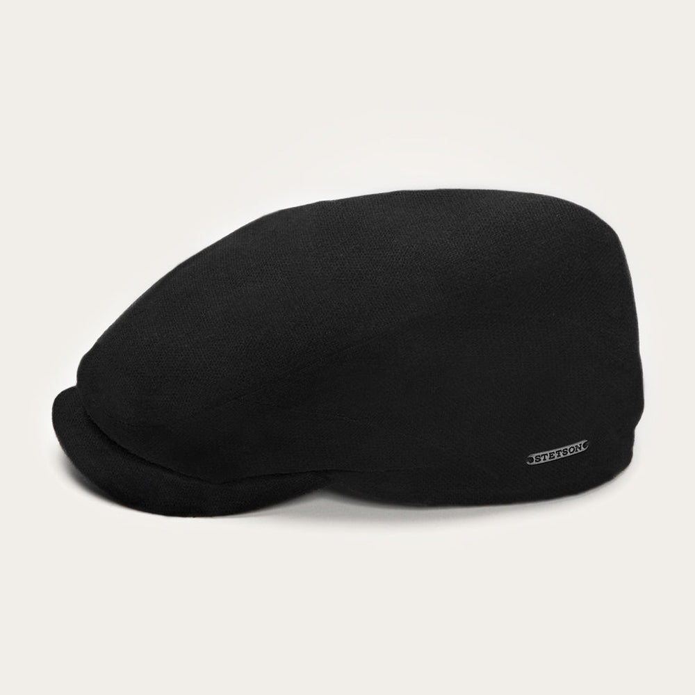 Men/Women Caps &amp; Truckers | Stetson Virgin Wool &amp; Cashmere Driver Cap Black