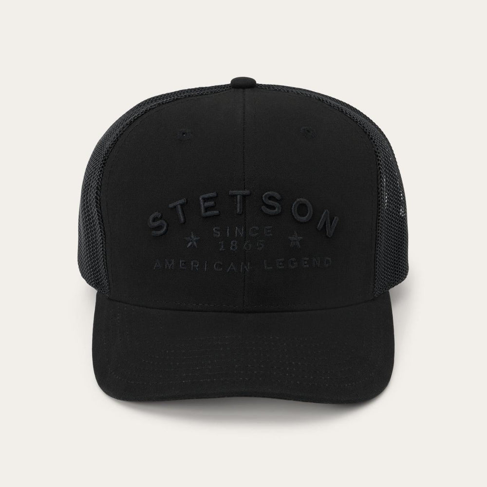 Men/Women Caps &amp; Truckers | Stetson American Legend Trucker Cap Black