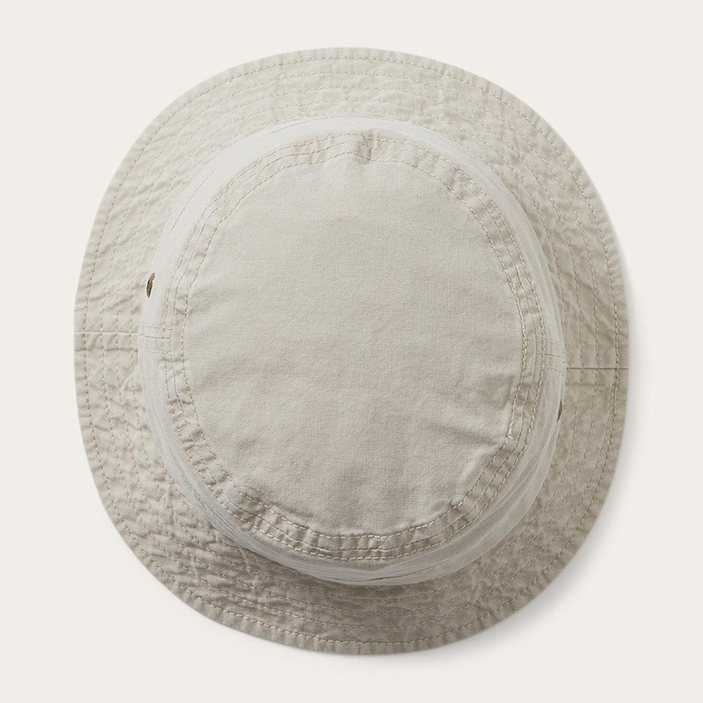 Men/Women Caps &amp; Truckers | Stetson Bucket Delave Organic Cotton Off White