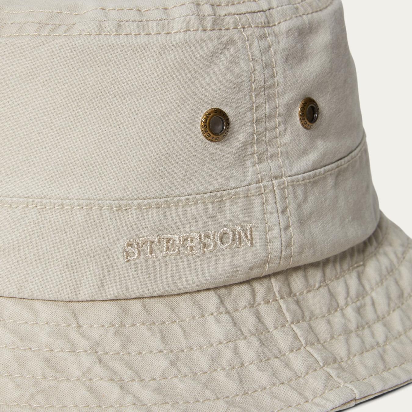 Men/Women Caps &amp; Truckers | Stetson Bucket Delave Organic Cotton Off White