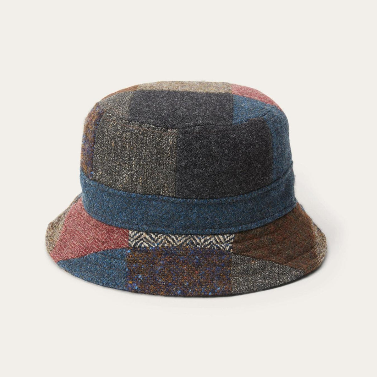 Men/Women Caps &amp; Truckers | Stetson Bucket Patchwork Patchwork