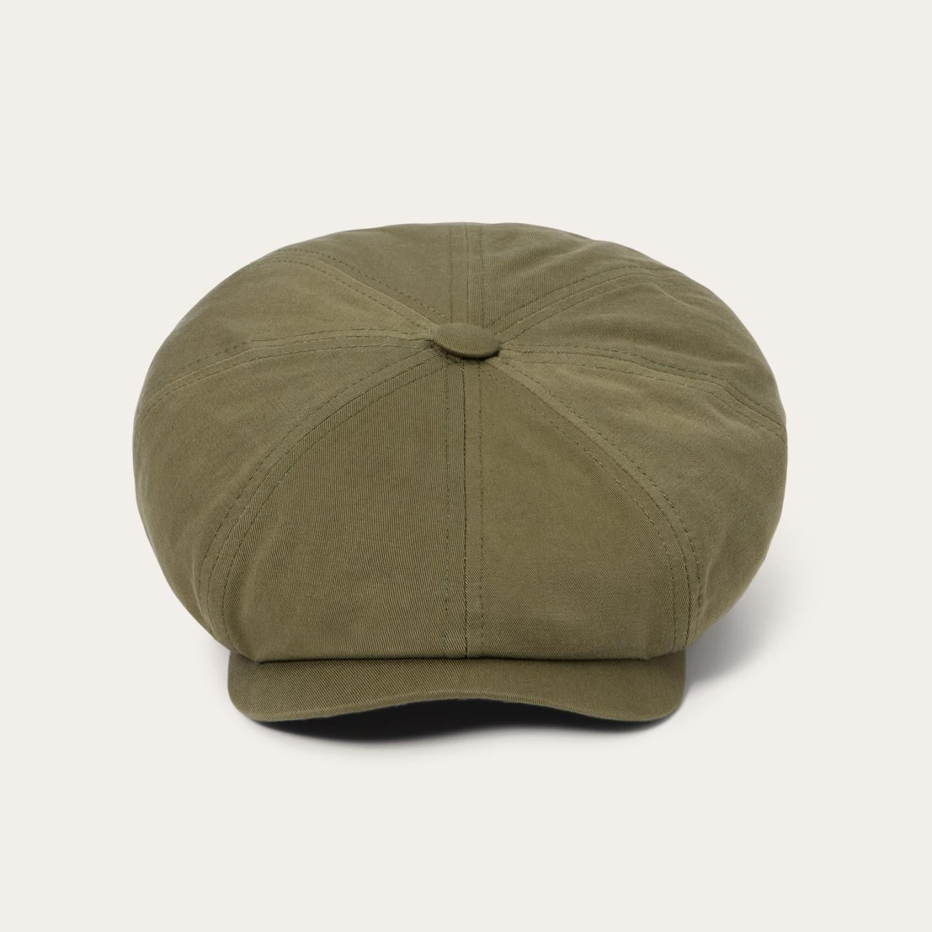 Men/Women Caps &amp; Truckers | Stetson Cotton Hatteras Olive
