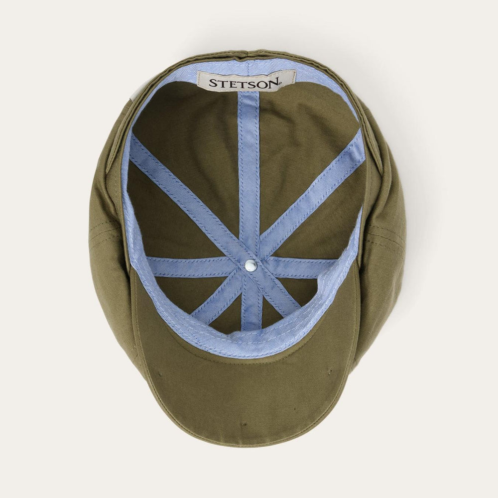 Men/Women Caps &amp; Truckers | Stetson Cotton Hatteras Olive