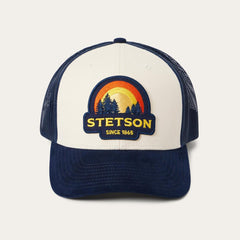 Men/Women Caps &amp; Truckers | Stetson Cream Sunset Trucker Cap Cream