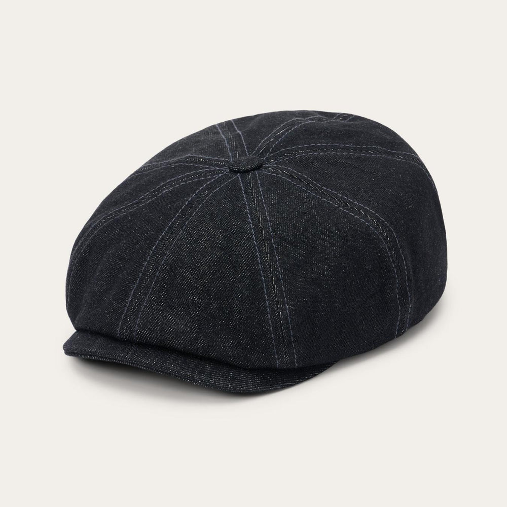 Men/Women Caps &amp; Truckers | Stetson Denim Hatteras Cap Black Denim