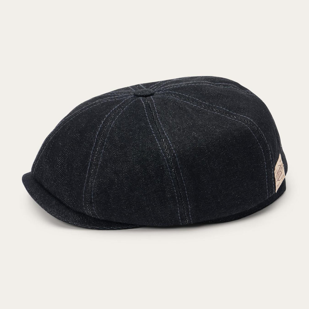 Men/Women Caps &amp; Truckers | Stetson Denim Hatteras Cap Black Denim