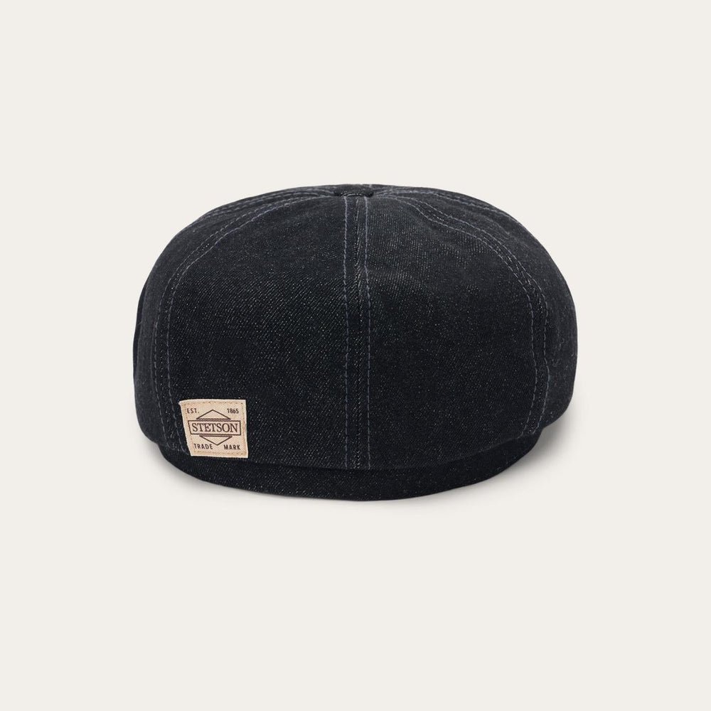 Men/Women Caps &amp; Truckers | Stetson Denim Hatteras Cap Black Denim