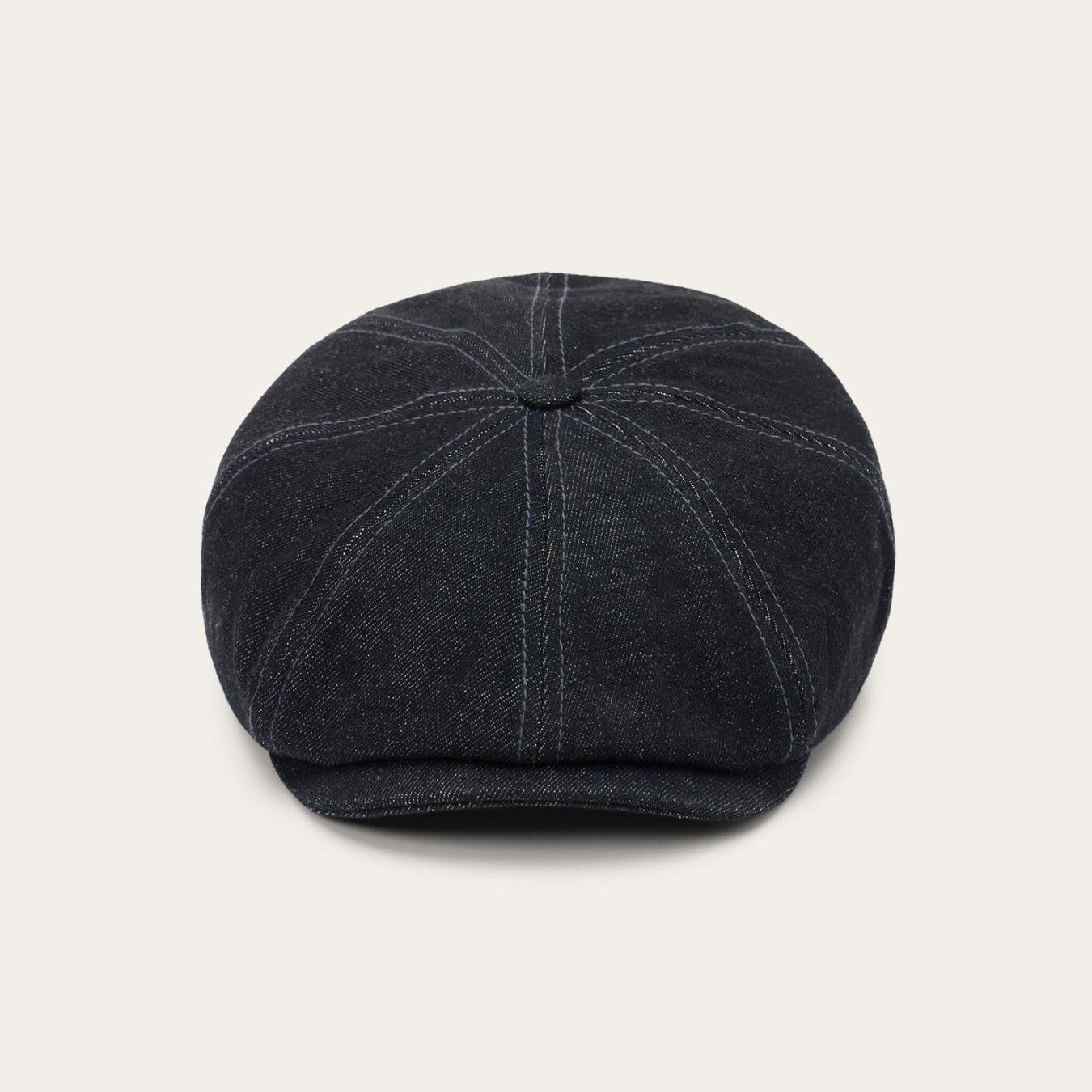 Men/Women Caps &amp; Truckers | Stetson Denim Hatteras Cap Black Denim