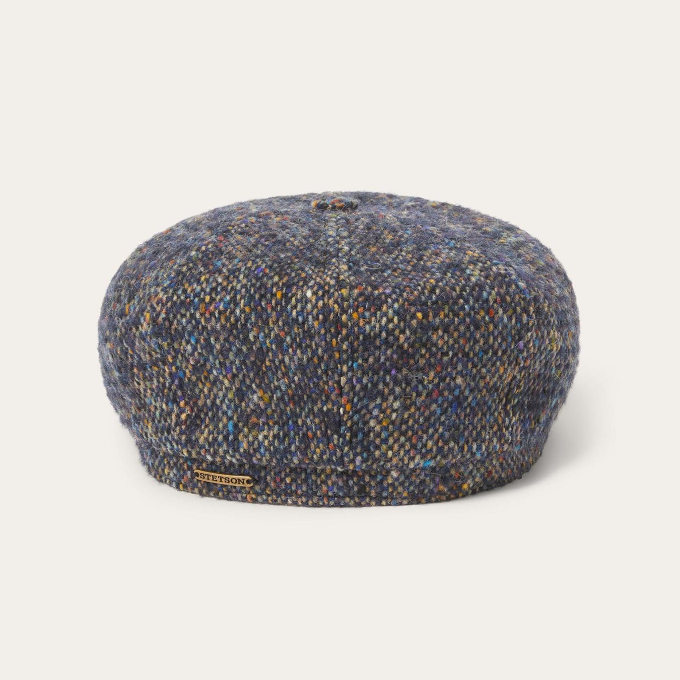 Men/Women Caps &amp; Truckers | Stetson Donegal Wool Hatteras Cap Blue Donegal