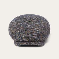 Men/Women Caps &amp; Truckers | Stetson Donegal Wool Hatteras Cap Blue Donegal