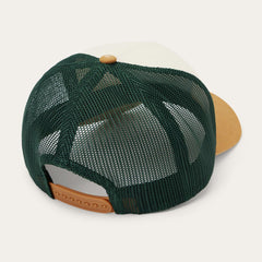 Men/Women Caps &amp; Truckers | Stetson Fishing Patch Trucker Cap Off White / Tan / Green