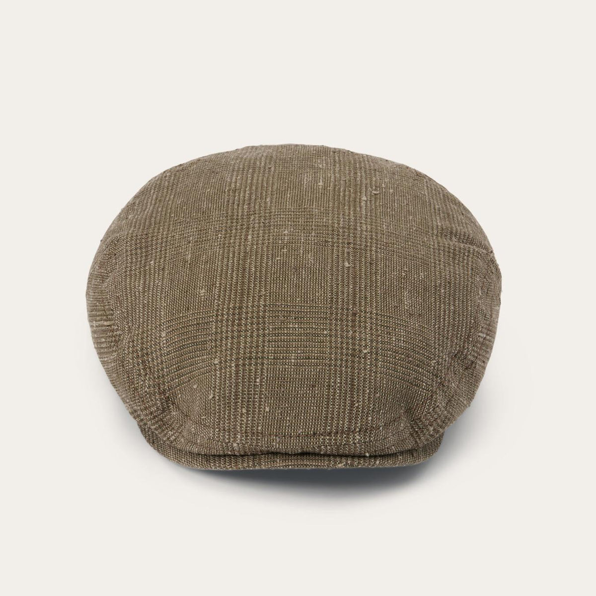 Men/Women Caps &amp; Truckers | Stetson Glen Check Linen/Silk Kent Cap Olive Check