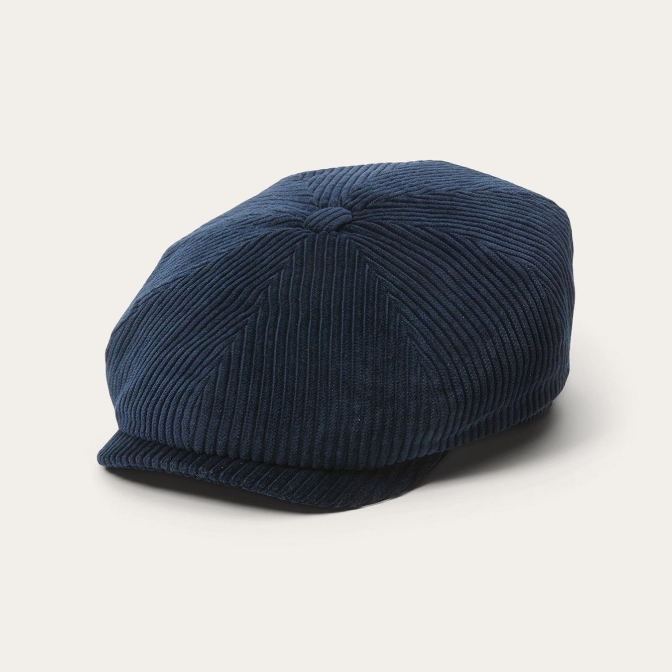 Men/Women Caps &amp; Truckers | Stetson Hatteras Cord Navy