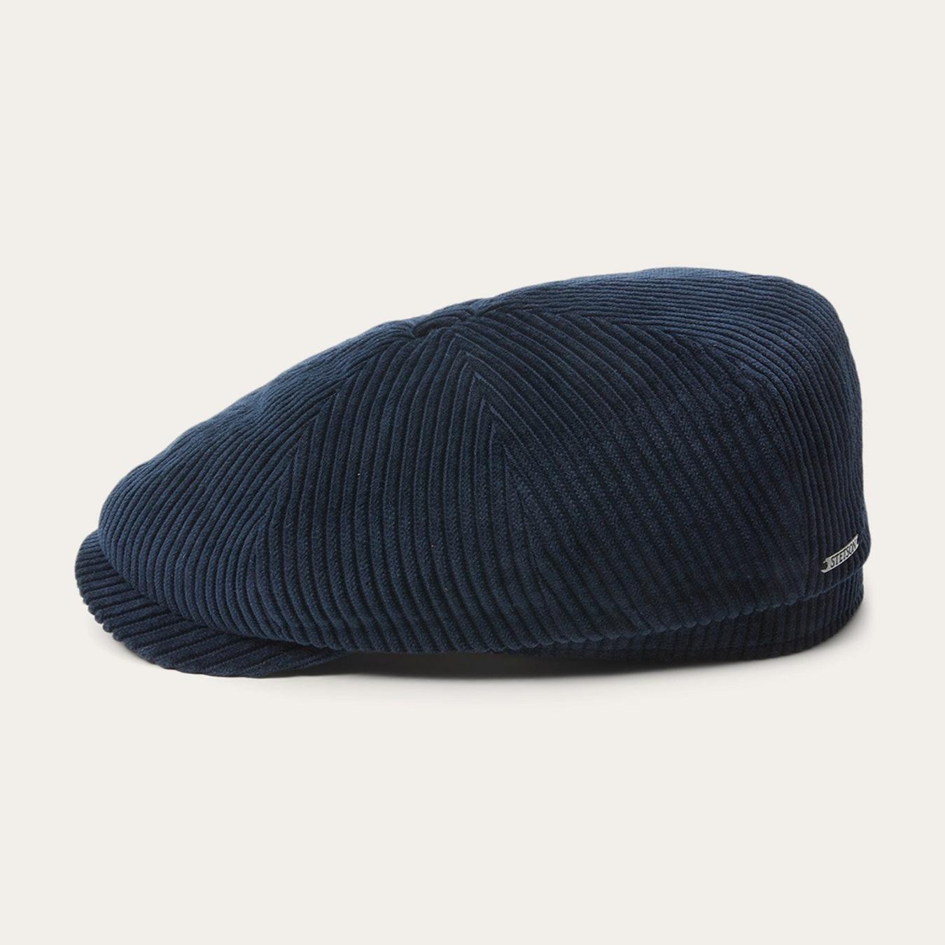 Men/Women Caps &amp; Truckers | Stetson Hatteras Cord Navy