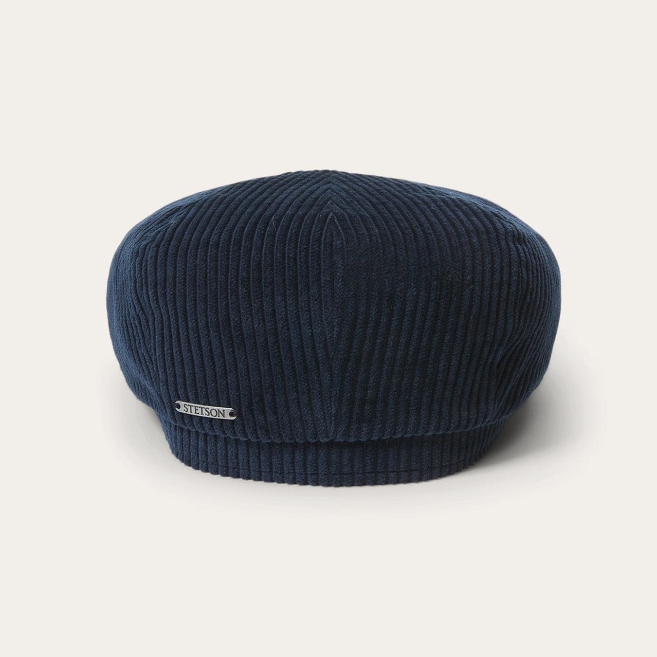 Men/Women Caps &amp; Truckers | Stetson Hatteras Cord Navy