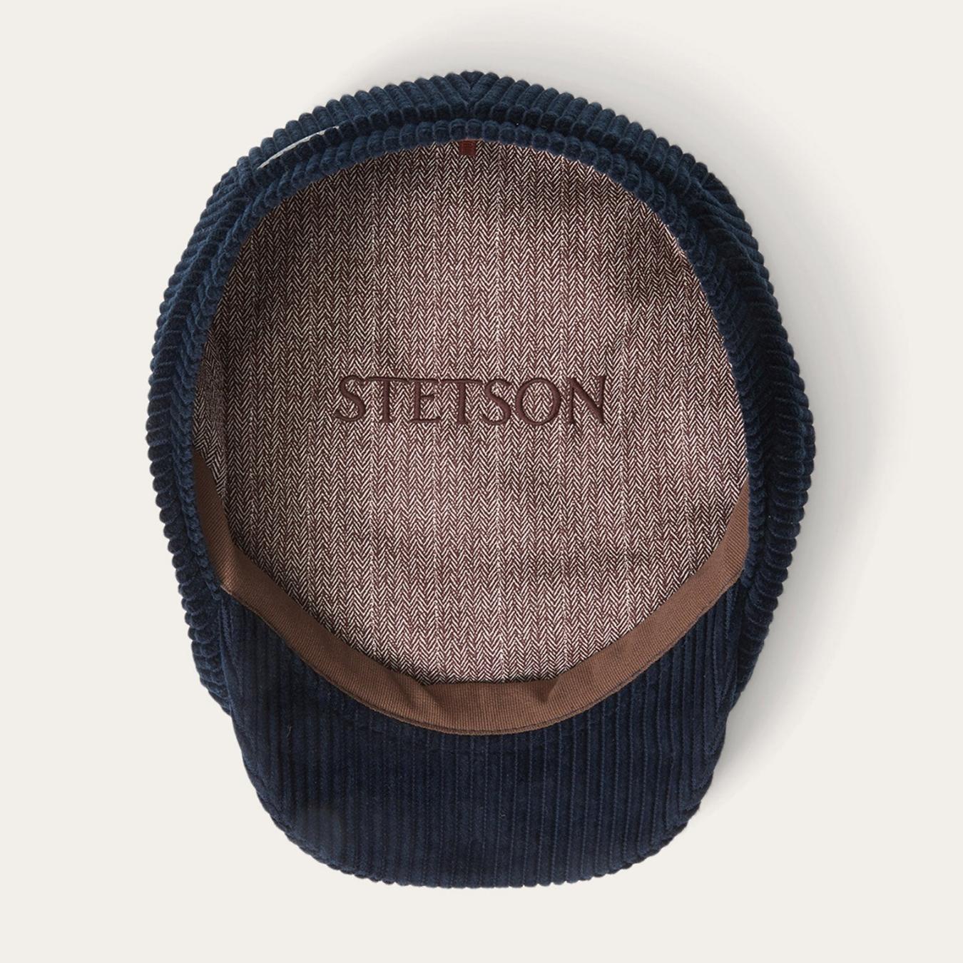 Men/Women Caps &amp; Truckers | Stetson Hatteras Cord Navy