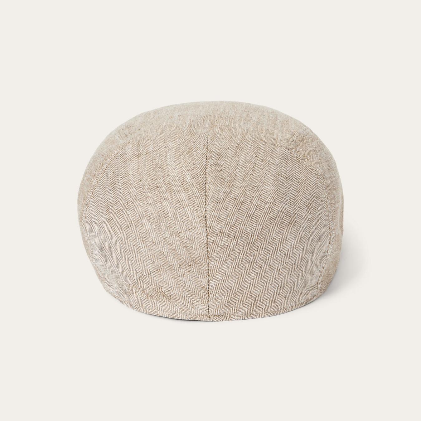 Men/Women Caps &amp; Truckers | Stetson Herringbone Linen Ivy Cap Beige Herringbone