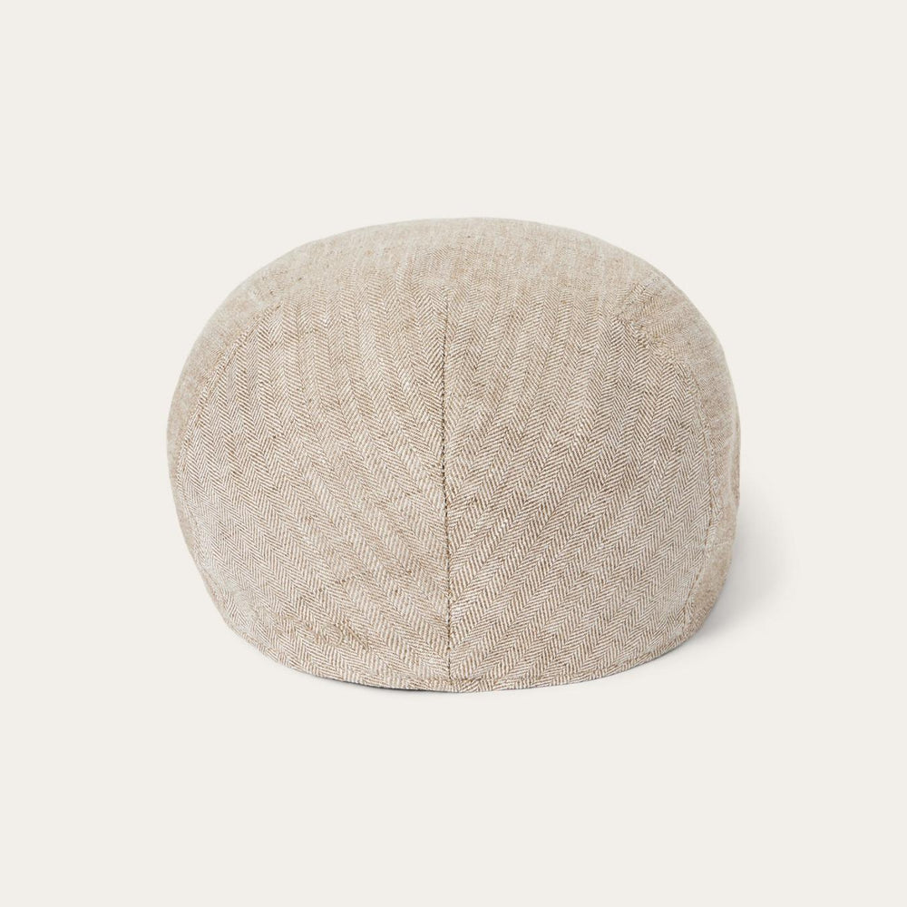 Men/Women Caps &amp; Truckers | Stetson Herringbone Linen Ivy Cap Beige Herringbone