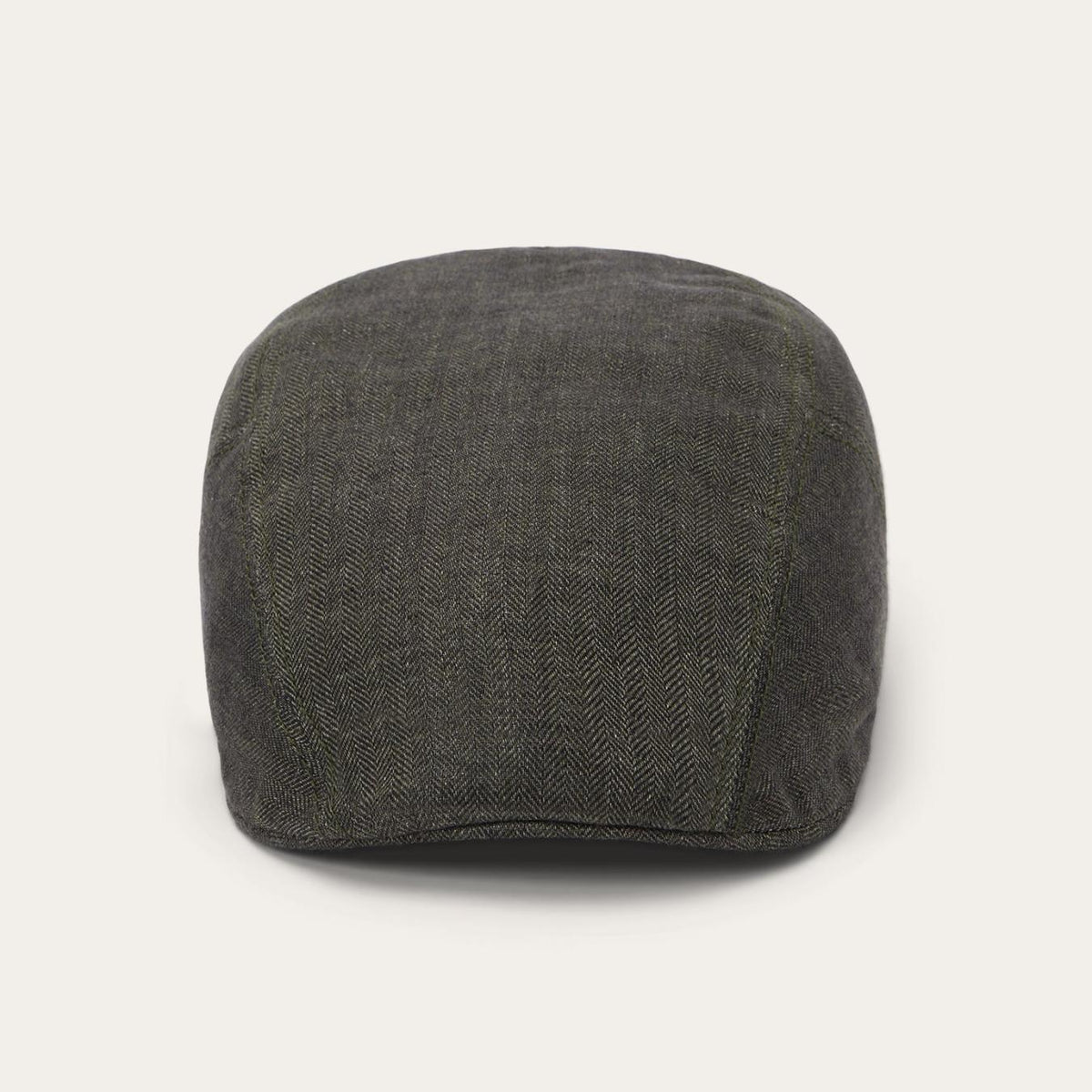 Men/Women Caps &amp; Truckers | Stetson Herringbone Linen Ivy Cap Olive Herringbone