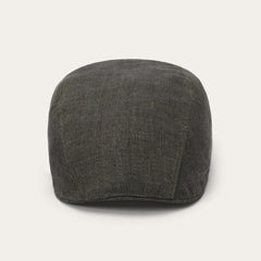 Men/Women Caps &amp; Truckers | Stetson Herringbone Linen Ivy Cap Olive Herringbone