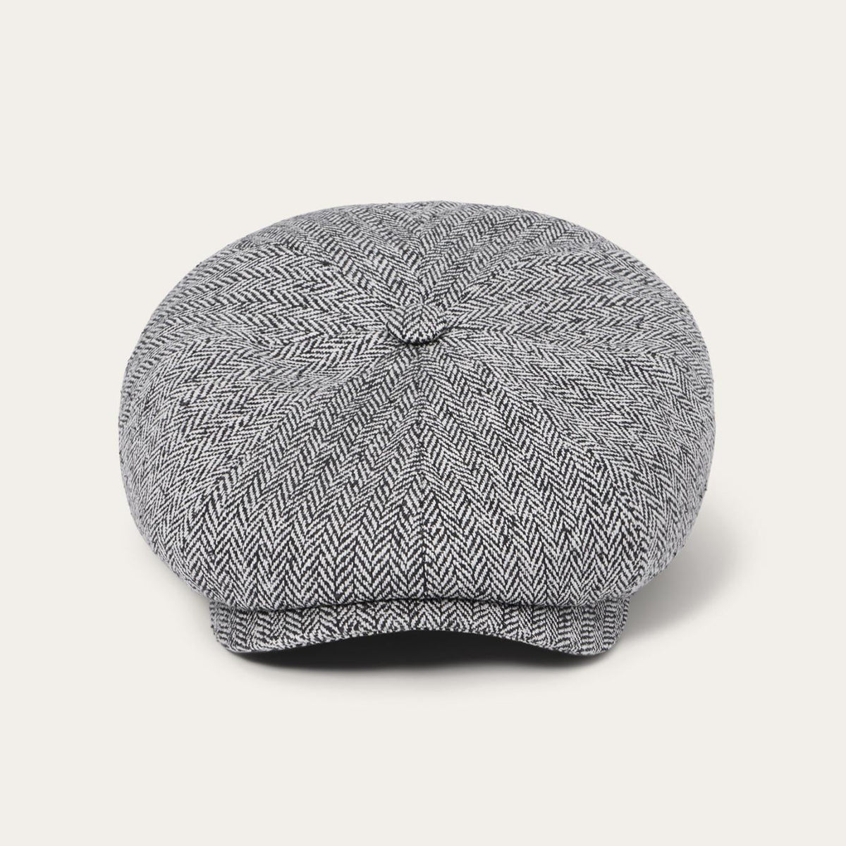 Men/Women Caps &amp; Truckers | Stetson Herringbone Silk Hatteras Black Herringbone