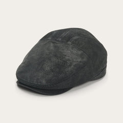 Men/Women Caps &amp; Truckers | Stetson Hood Weathered Leather Ivy Cap Black