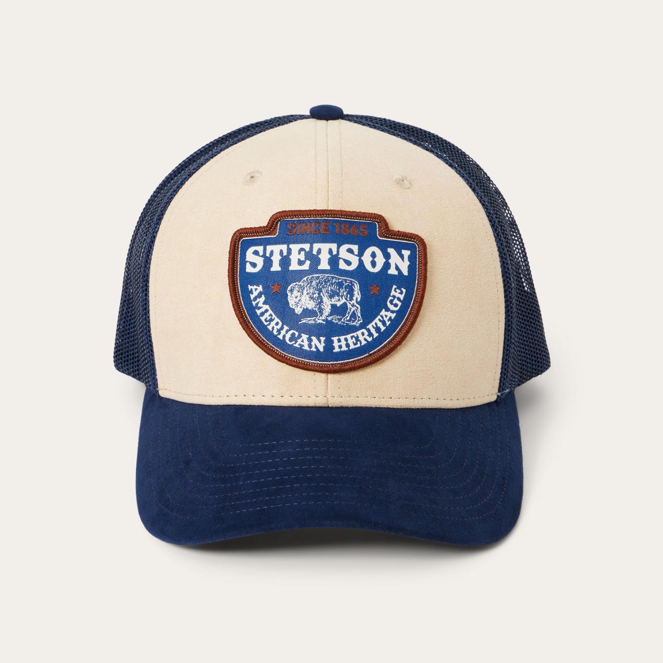 Men/Women Caps &amp; Truckers | Stetson Khaki Arrowhead Patch Trucker Cap Khaki