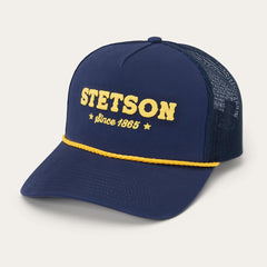 Men/Women Caps &amp; Truckers | Stetson Lasso Trucker Cap Navy