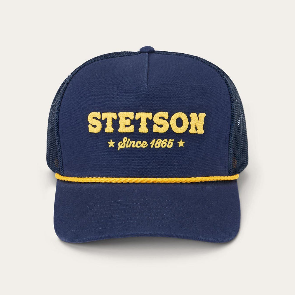 Men/Women Caps &amp; Truckers | Stetson Lasso Trucker Cap Navy