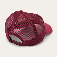 Men/Women Caps &amp; Truckers | Stetson Lasso Trucker Cap Off White / Maroon