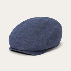 Men/Women Caps &amp; Truckers | Stetson Linen Driver Cap Blue