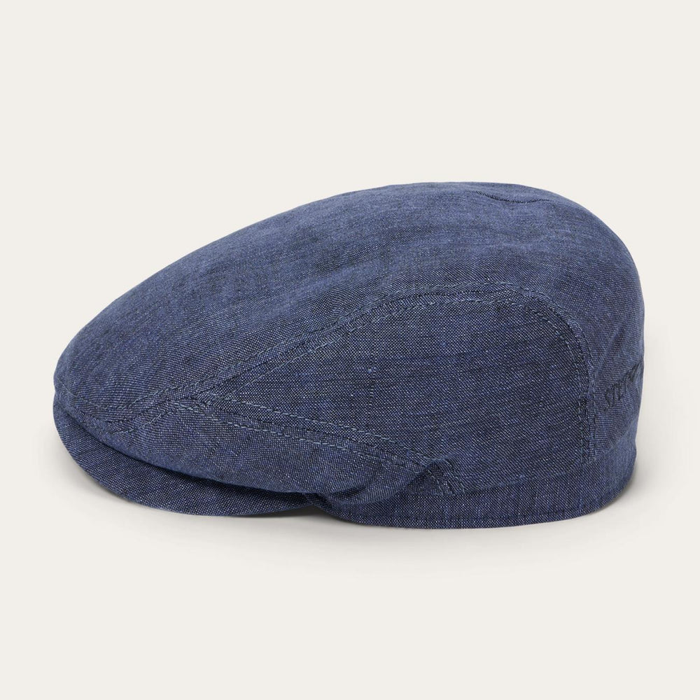 Men/Women Caps &amp; Truckers | Stetson Linen Driver Cap Blue