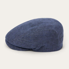 Men/Women Caps &amp; Truckers | Stetson Linen Driver Cap Blue