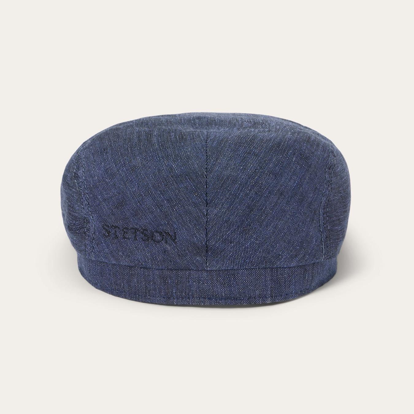 Men/Women Caps &amp; Truckers | Stetson Linen Driver Cap Blue