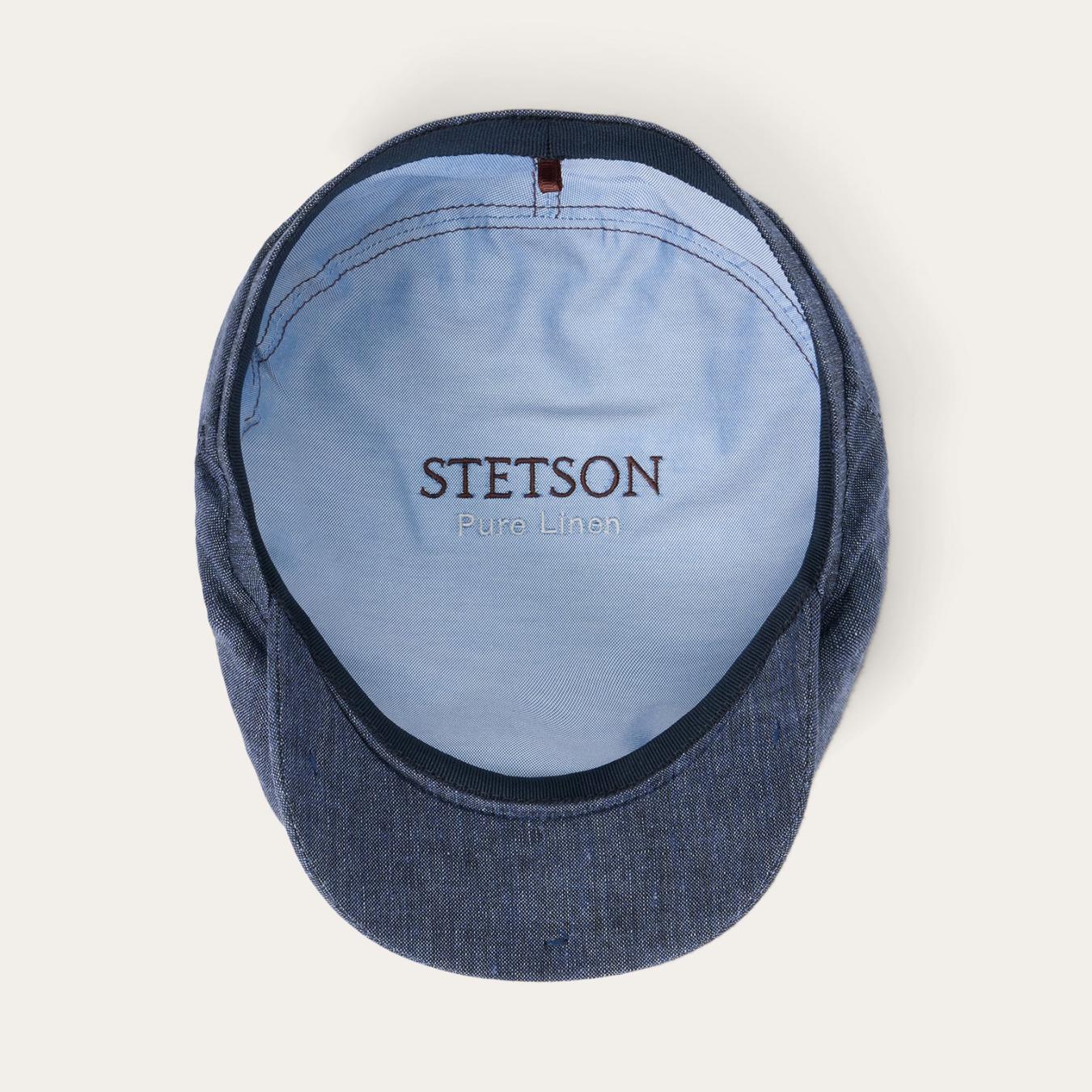 Men/Women Caps &amp; Truckers | Stetson Linen Driver Cap Blue