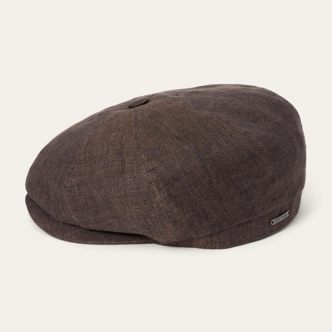 Men/Women Caps &amp; Truckers | Stetson Linen Hatteras Cap Brown