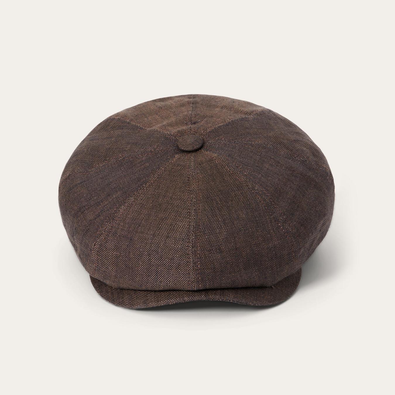 Men/Women Caps &amp; Truckers | Stetson Linen Hatteras Cap Brown