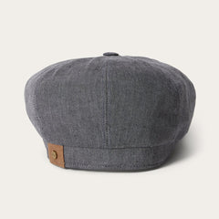Men/Women Caps &amp; Truckers | Stetson Linen Hatteras Newsboy Grey
