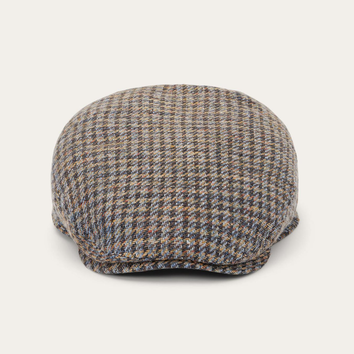 Men/Women Caps &amp; Truckers | Stetson Linen/Cotton Houndstooth Driver Cap Multicolor Houndstooth