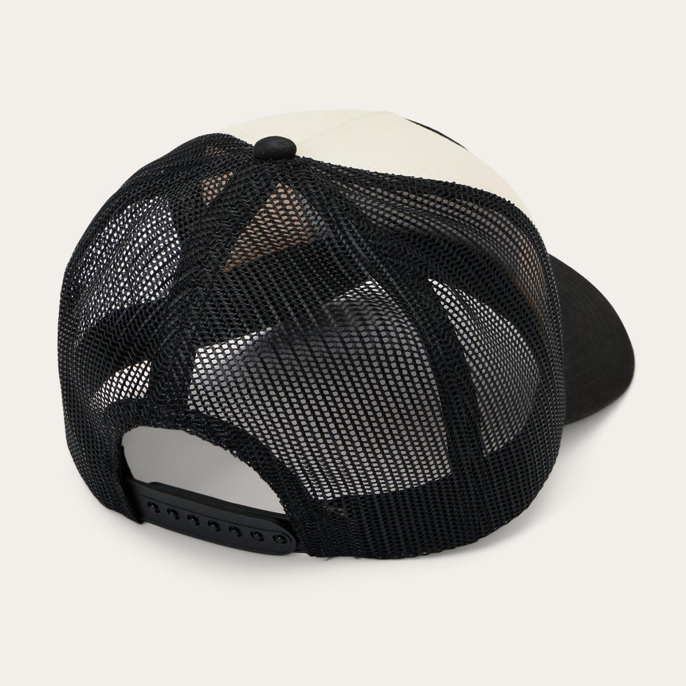 Men/Women Caps &amp; Truckers | Stetson Mountain Sunset Trucker Cap Off White / Black