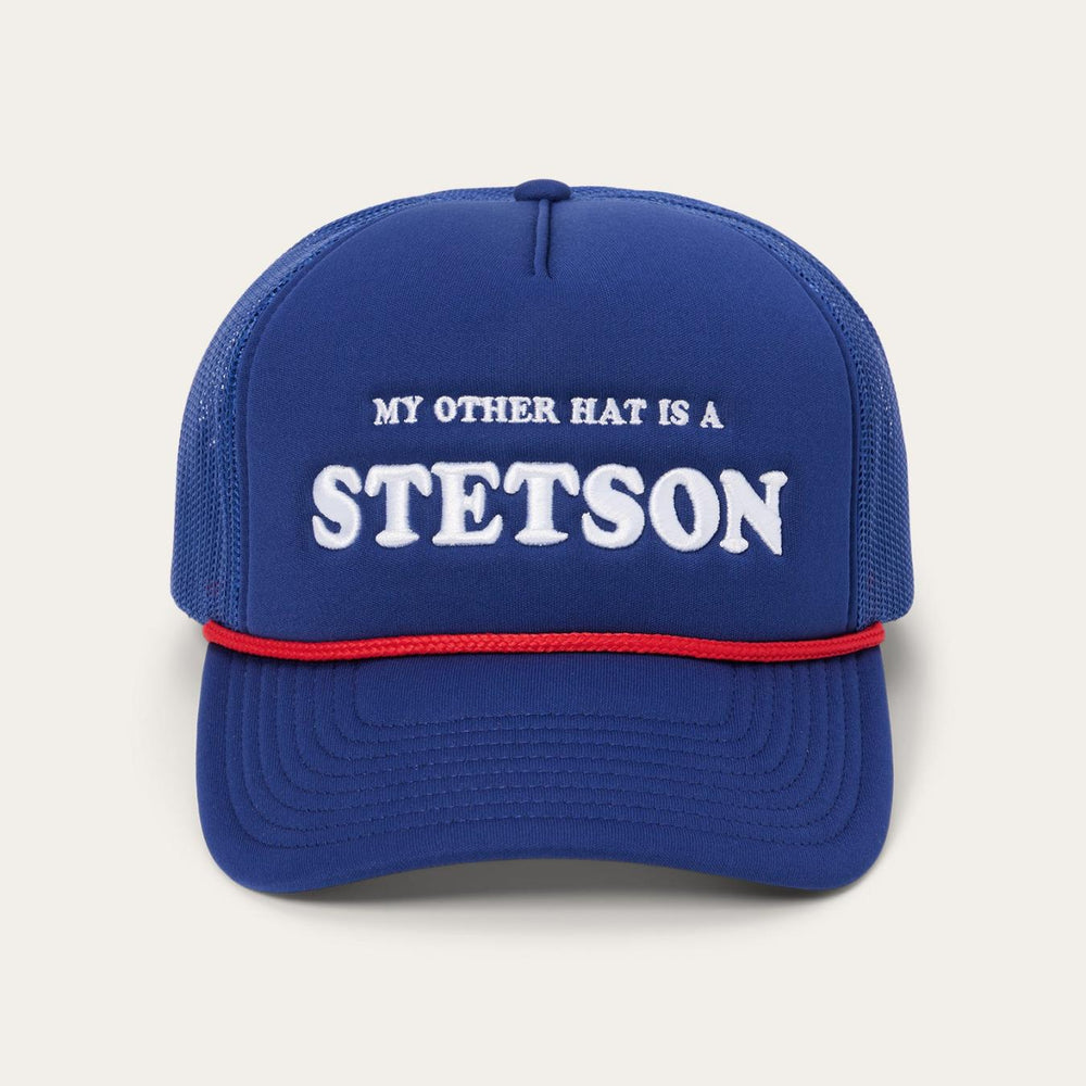 Men/Women Caps &amp; Truckers | Stetson My Other Hat Is A Stetson Trucker Cap Royal