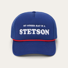 Men/Women Caps &amp; Truckers | Stetson My Other Hat Is A Stetson Trucker Cap Royal