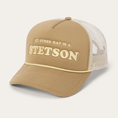 Men/Women Caps &amp; Truckers | Stetson My Other Hat Is A Stetson Trucker Cap Tan
