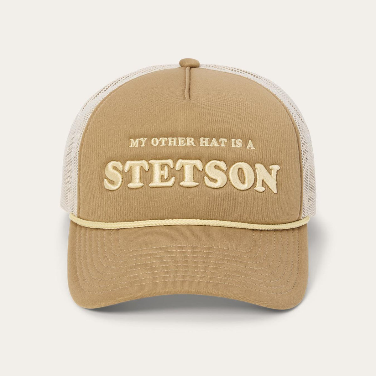 Men/Women Caps &amp; Truckers | Stetson My Other Hat Is A Stetson Trucker Cap Tan