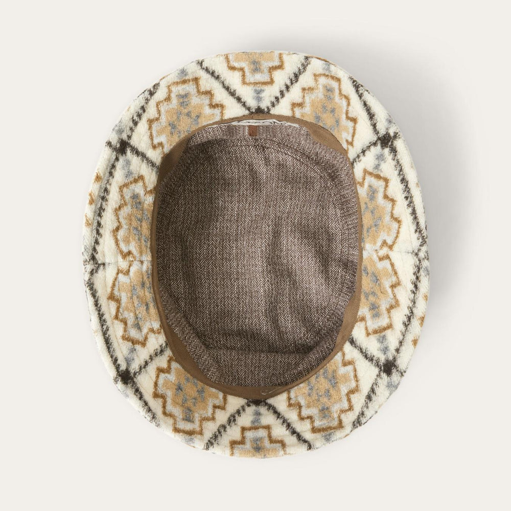 Men/Women Caps &amp; Truckers | Stetson Navajo Jersey Bucket Hat Off White / Beige