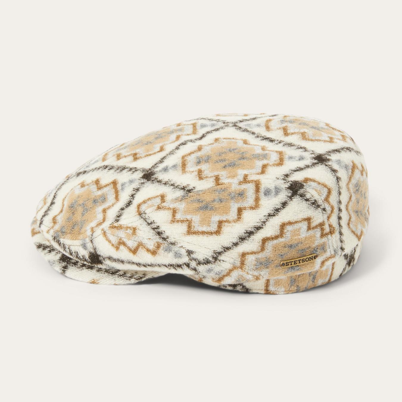 Men/Women Caps &amp; Truckers | Stetson Navajo Jersey Driver Cap Off White / Beige