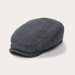 Men/Women Caps &amp; Truckers | Stetson Premium Linen Driver Cap Denim Grey