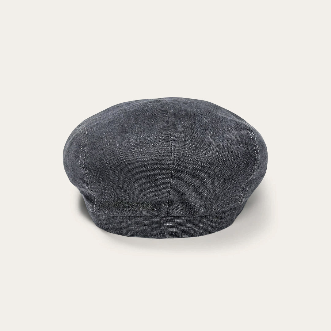 Men/Women Caps &amp; Truckers | Stetson Premium Linen Driver Cap Denim Grey
